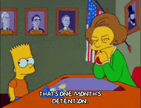 Showing Season 3 GIF by The Simpsons