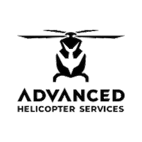 AdvancedHelicopterServices logo helicopter aircraft repair Sticker