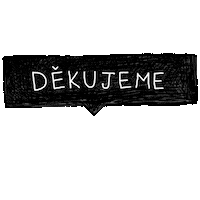 Thanks Dekuji Sticker by placestorecz