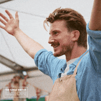 Friends Hug GIF by The Great British Bake Off