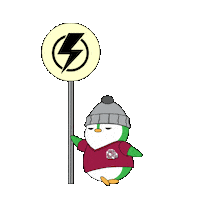 Penguin Power Sticker by Pudgy Penguins