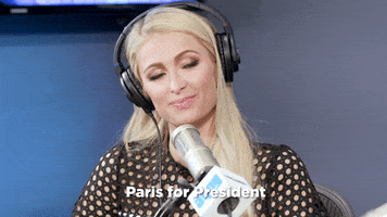 Paris Hilton President GIF by SiriusXM