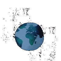Earth Oko Sticker