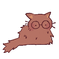 chewzyart cats rain wet chupa Sticker