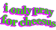 Cheese Pray Sticker by AnimatedText