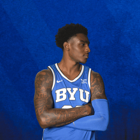 Byu Basketball Yes GIF by BYU Cougars