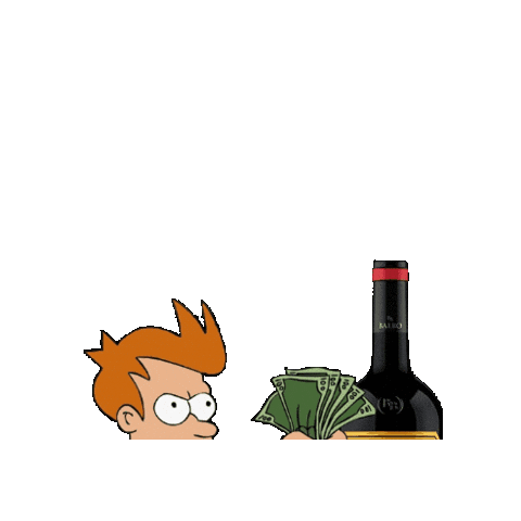 VinasDeBalboStickers giphygifmaker wine futurama vino Sticker