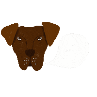 Lou Lou Dog Sticker