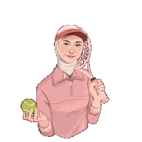 Sport Tennis Sticker by Rafhi Dominic
