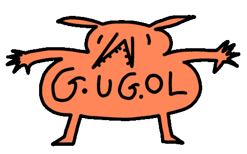 Illustration Jump Sticker by GuGol