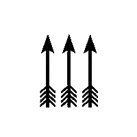 Swipe Up Black Arrow Sticker by Ellie Vail