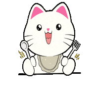 Lets Eat Sticker by Silly Kitties