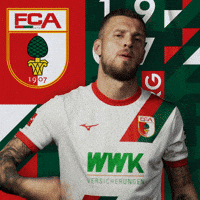 Auf Jeffrey Gouweleeuw GIF by FC Augsburg 1907