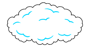 Cloud Sticker by Originals