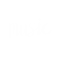 White Music Piano Sticker