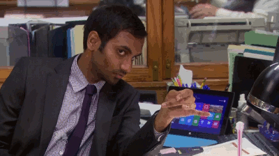 happy parks and recreation GIF