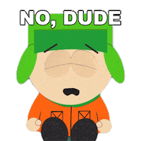 Kyle Broflovski No Sticker by South Park