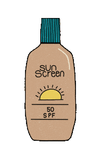 KatieCannonDesigns summer beach sunscreen katie cannon Sticker