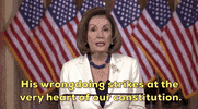 Nancy Pelosi Impeachment GIF by GIPHY News
