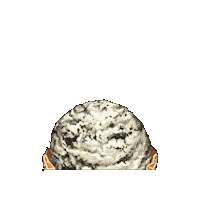 Icecream Cookiesandcream Sticker by Demetres