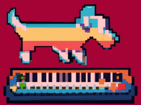 Pixel Dogs GIF by Akyn Machine