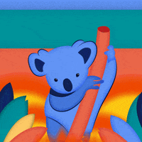 Azmatart loop magic fly funk GIF