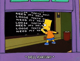 angry bart simpson GIF