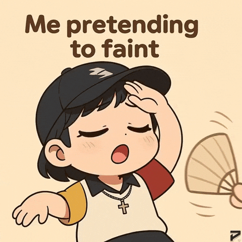 Paper Fan Im Dead GIF by Persona