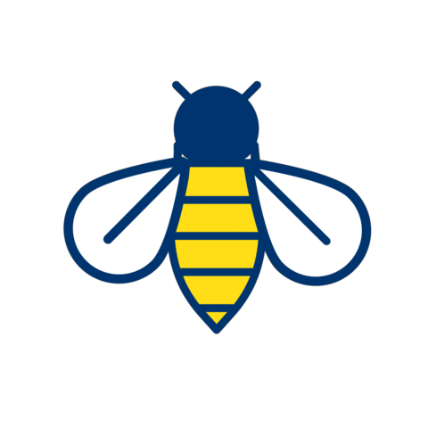 JerseyElectricity nature bee bees je Sticker