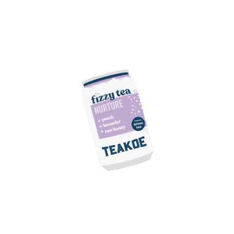 Teakoe_Tea giphyupload drink tea purple Sticker