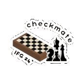 NUSIFG chess checkmate ifg ifg2024 Sticker