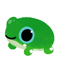 Frog What Sticker by pikaole