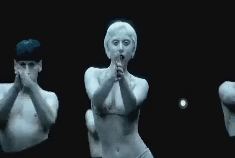 Stretching Music Video GIF by Lady Gaga