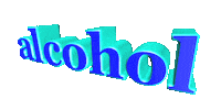 text alcohol Sticker
