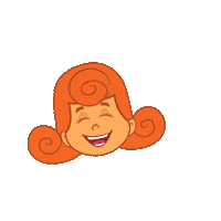 Happy Girl Sticker by 3 Palavrinhas
