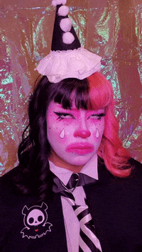 Disappointed Sad Clown GIF