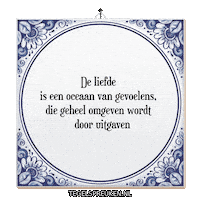 Water Humor Sticker by Tegelspreuken.nl