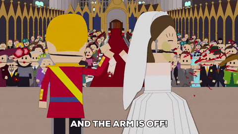 canadian marraige screaming GIF by South Park 