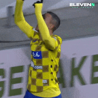 Happy Football GIF by ElevenSportsBE