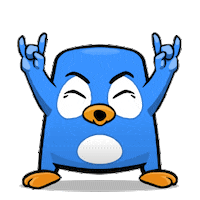 Rocking Rock On Sticker by PeopleFun