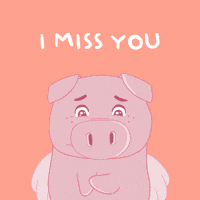 Sad I Miss You GIF by PositivelyPigasus