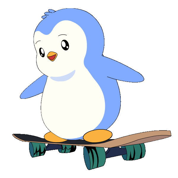 Skate Skating Sticker by Pudgy Memez