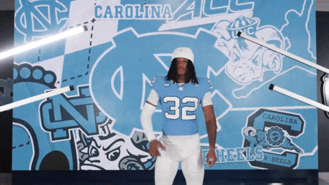 University Of North Carolina Football GIF by UNC Tar Heels