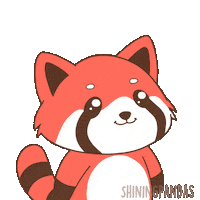 Im Strong Red Pandas Sticker