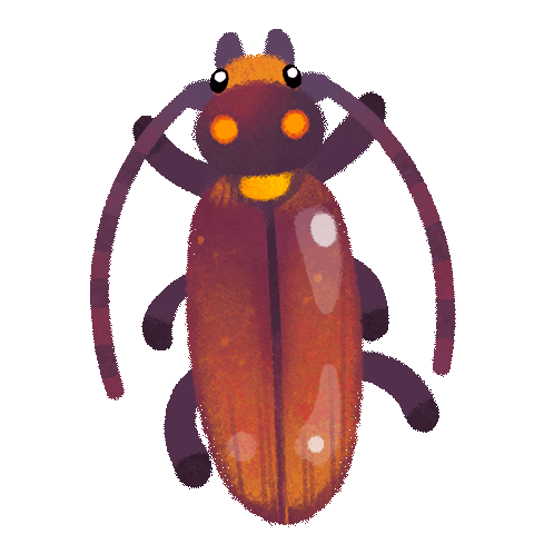 Sorry Bug Sticker by pikaole