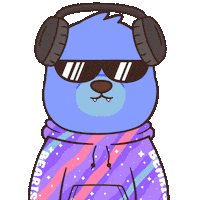 Happy In The Zone Sticker by BEARISH