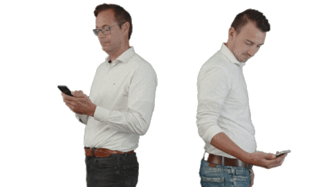 Working Sticker by Hoekstra Urk