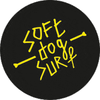 surfboard softdog Sticker by SURFBLEND