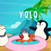 You Only Live Once Yolo GIF by Pudgy Penguins