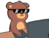 Angry Sunglasses Sticker by BEARISH